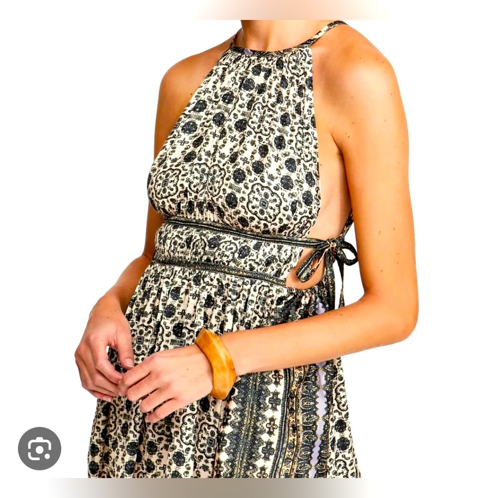 Free People Mid Summer Day Printed Tunic Top